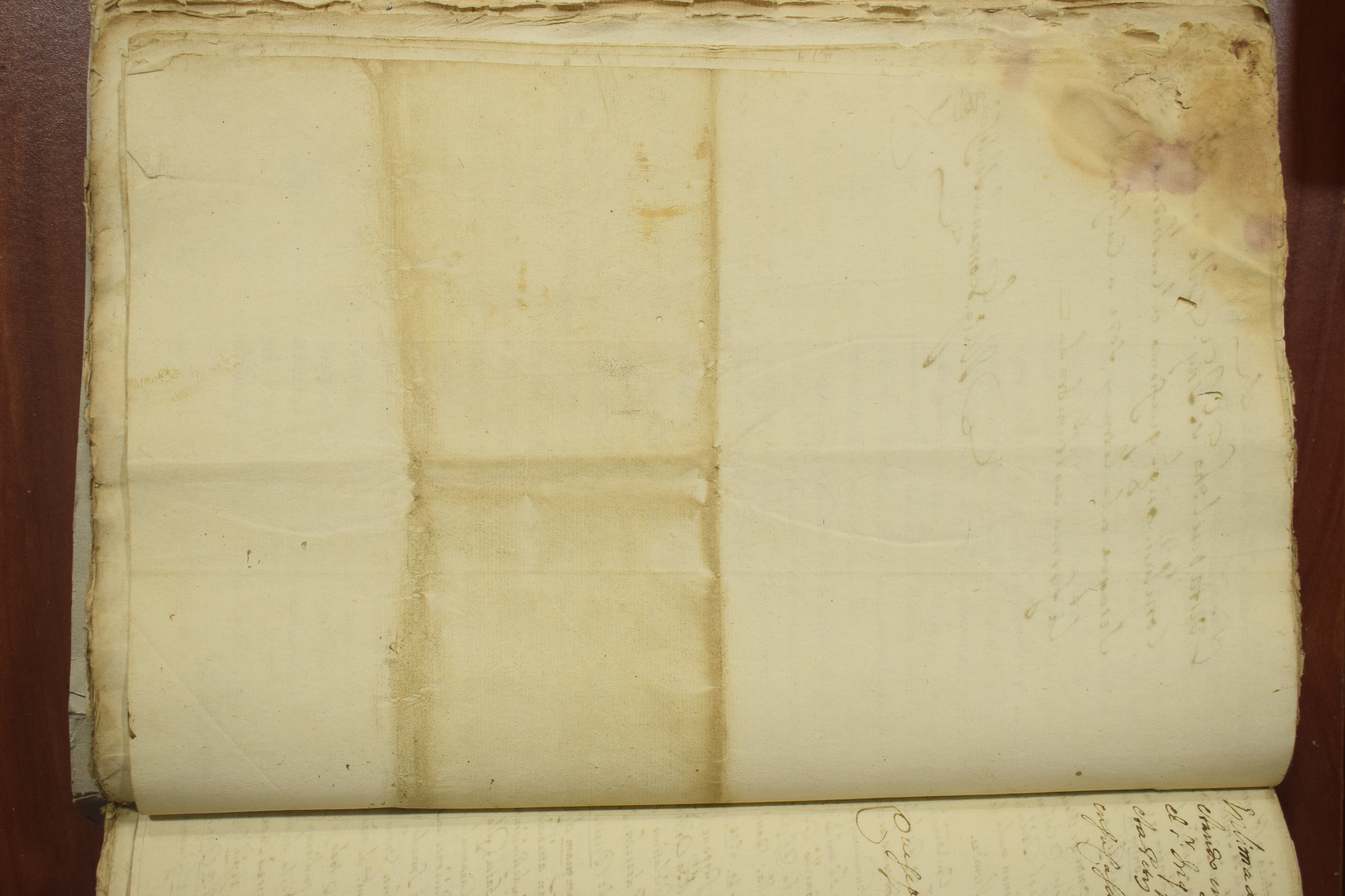 Fragmento multilingüe con mención de un ingeniero y Pety