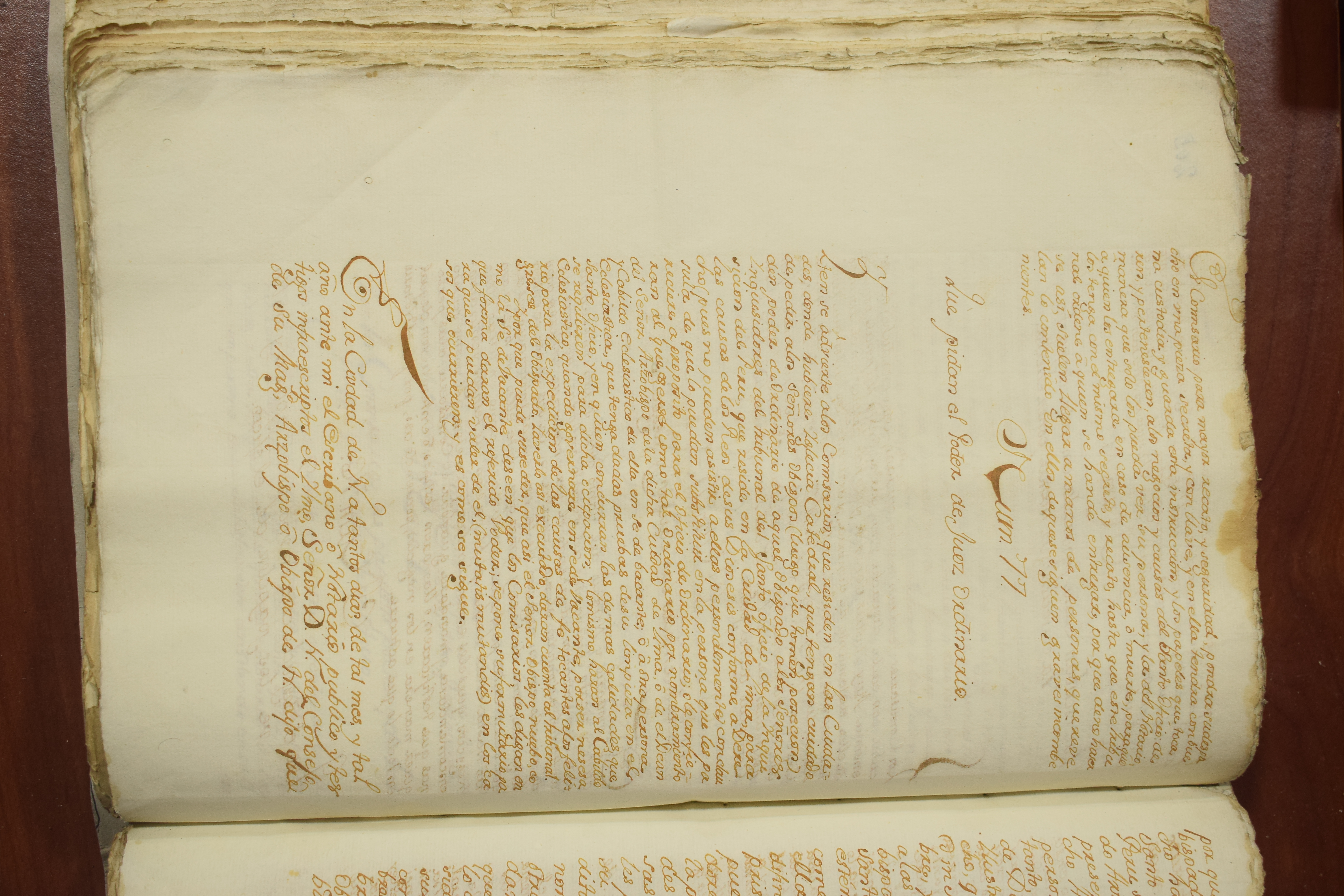 Instrucciones para comisarios sobre custodia y poderes del Santo Oficio