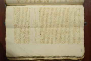 Fragmento ilegible sobre escritos, valoraciones y una sentencia a Carlos